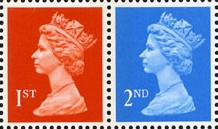 1993 GB - SG1541 & 1451aEb 1st & 2nd Pair frm Potter DX15 MNH